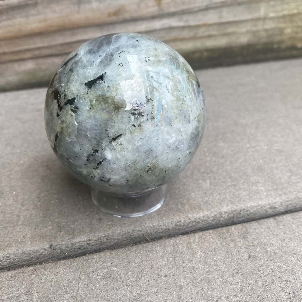 Labradorite Sunset Sphere - Picture 10 of 12